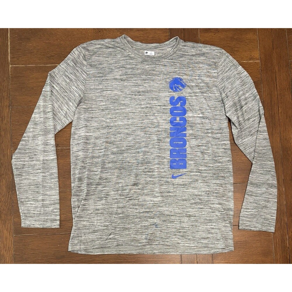 Ashton Jeanty Player Issued Boise State Nike Long Sleeve Shirt Size Large Rare